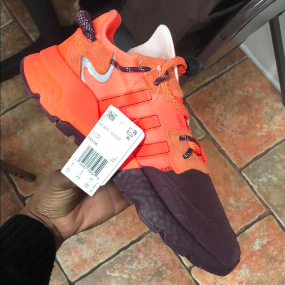 Adidas x Ivy Park Nite Joggers in Orange - Picture 6 of 8